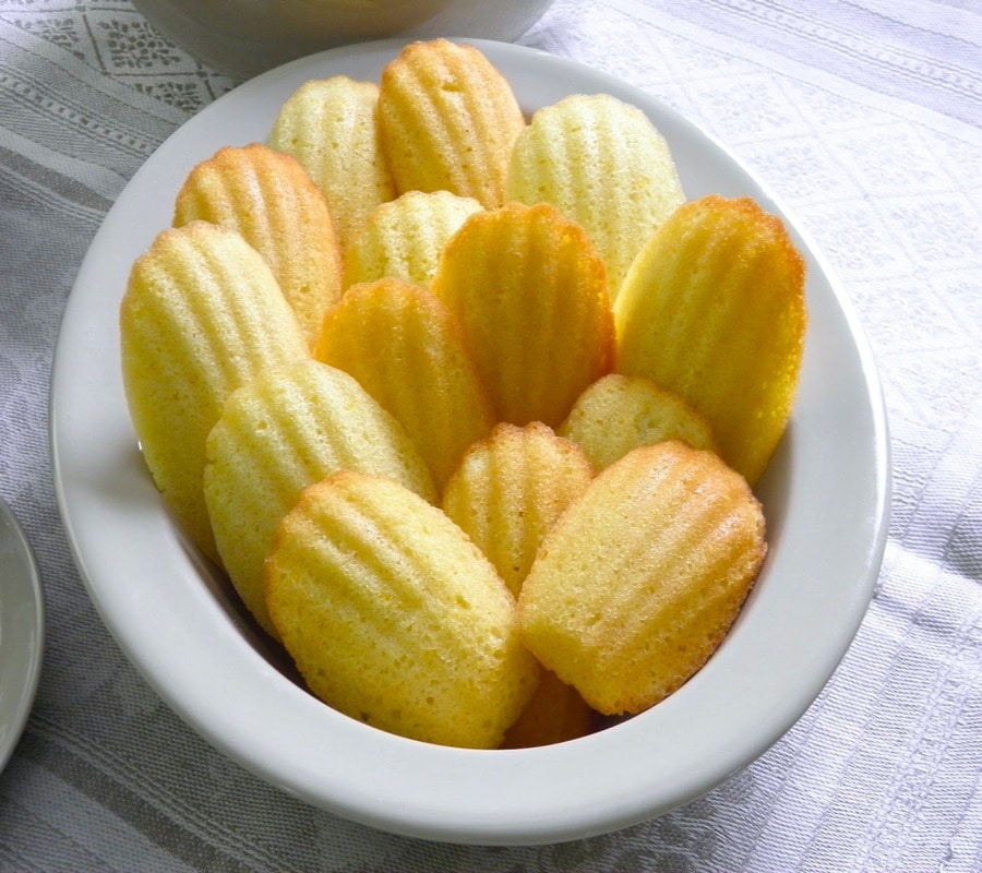 Madeleines traditionnelles au citron