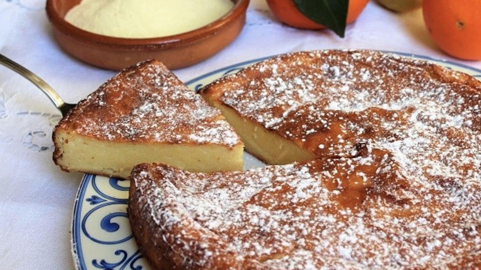 Gâteau de semoule originale napolitain