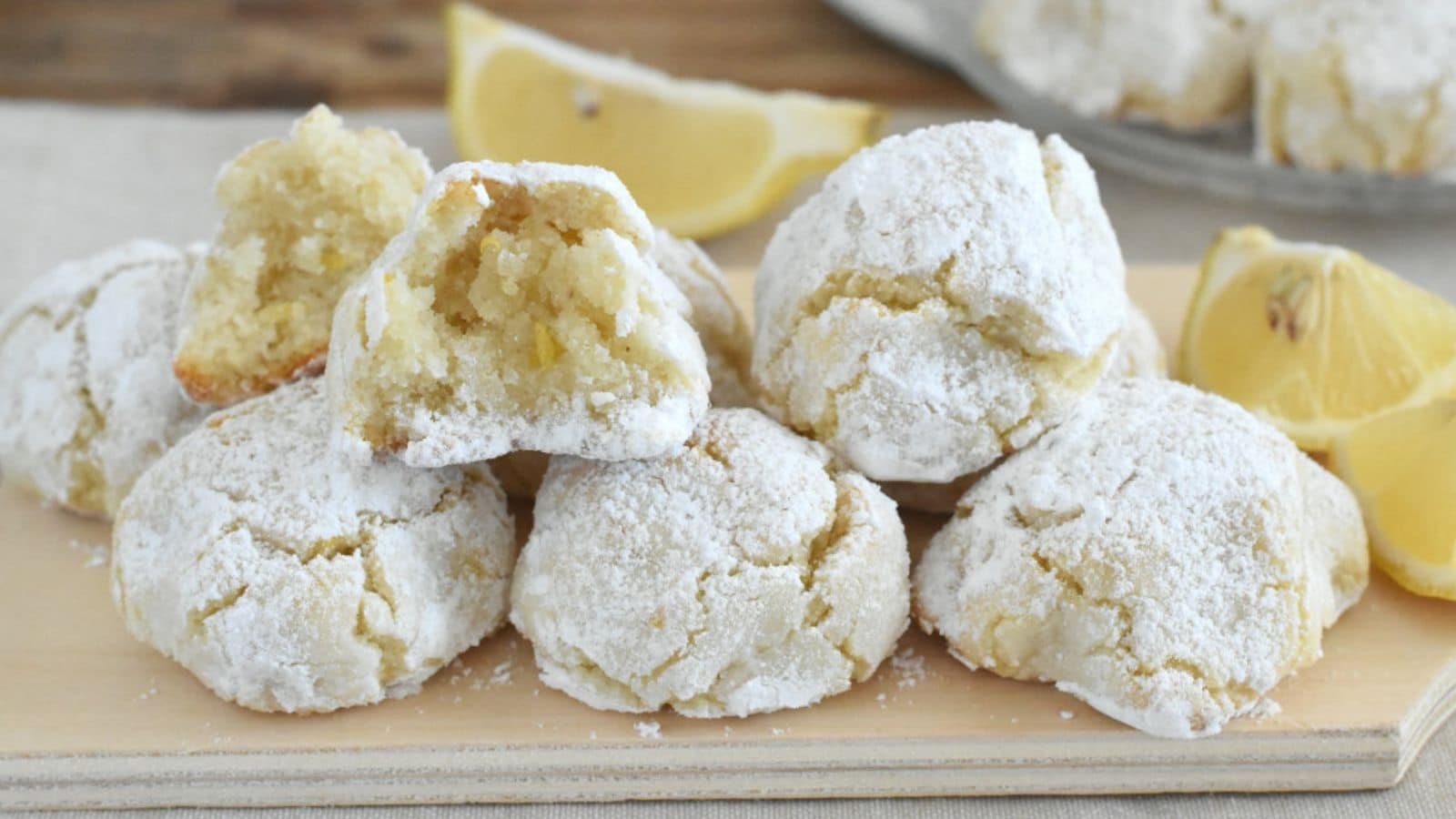 Biscuits au citron sans farine