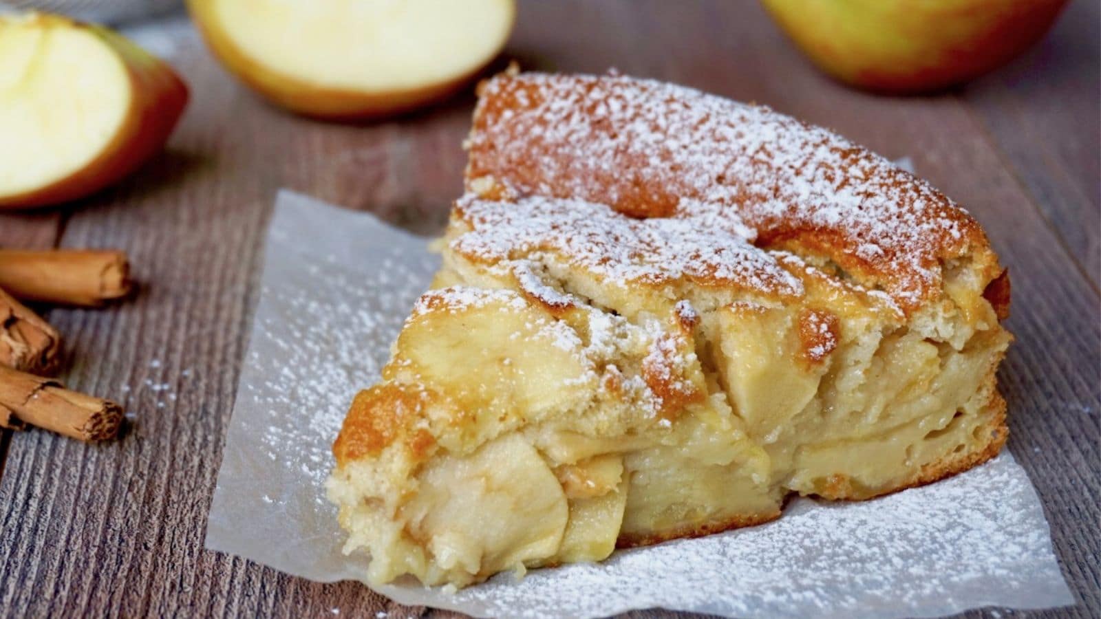 Gâteau aux pommes sans gras