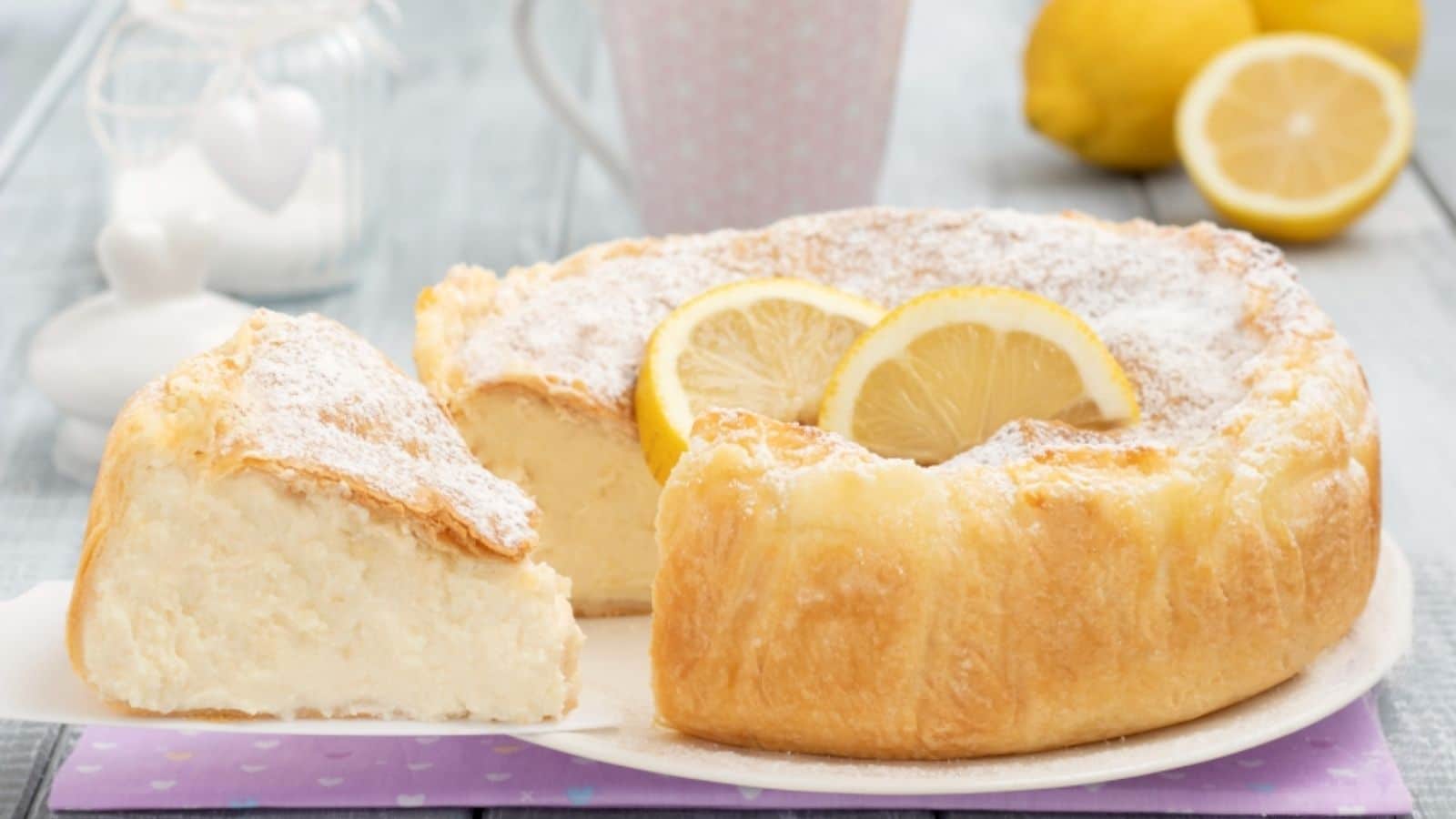 Gâteau au citron crémeux