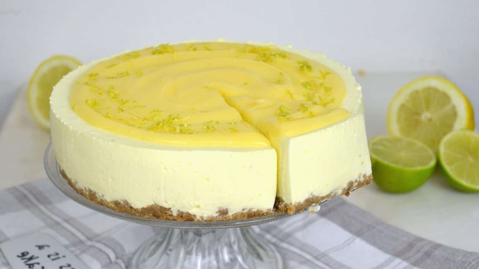 Gâteau yaourt citron sans cuisson
