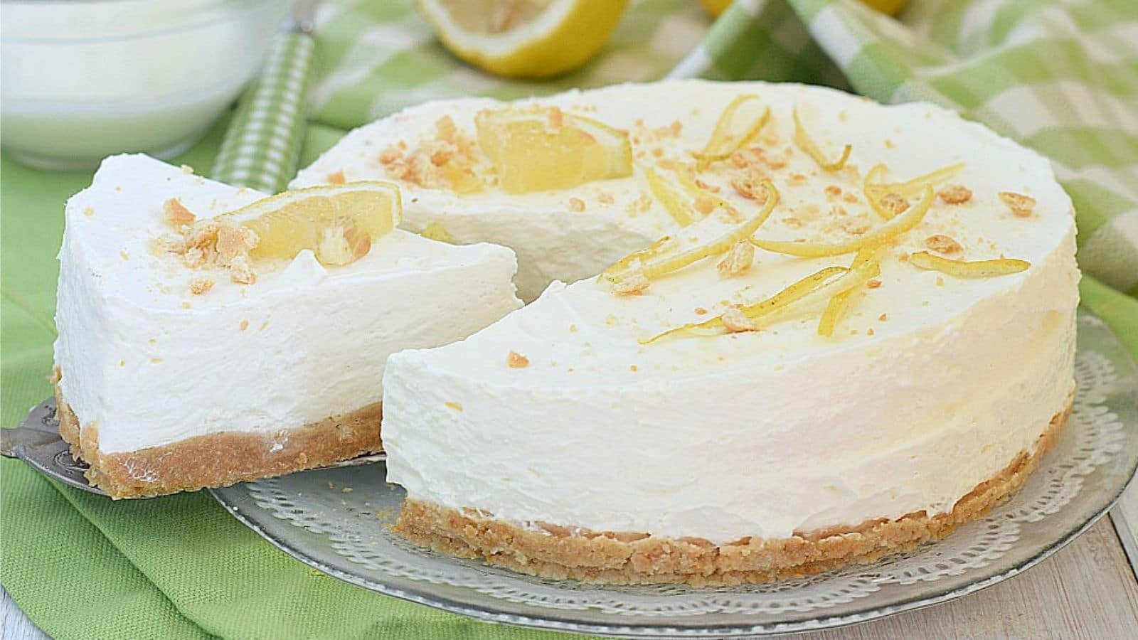 Cheesecake au yaourt et citron