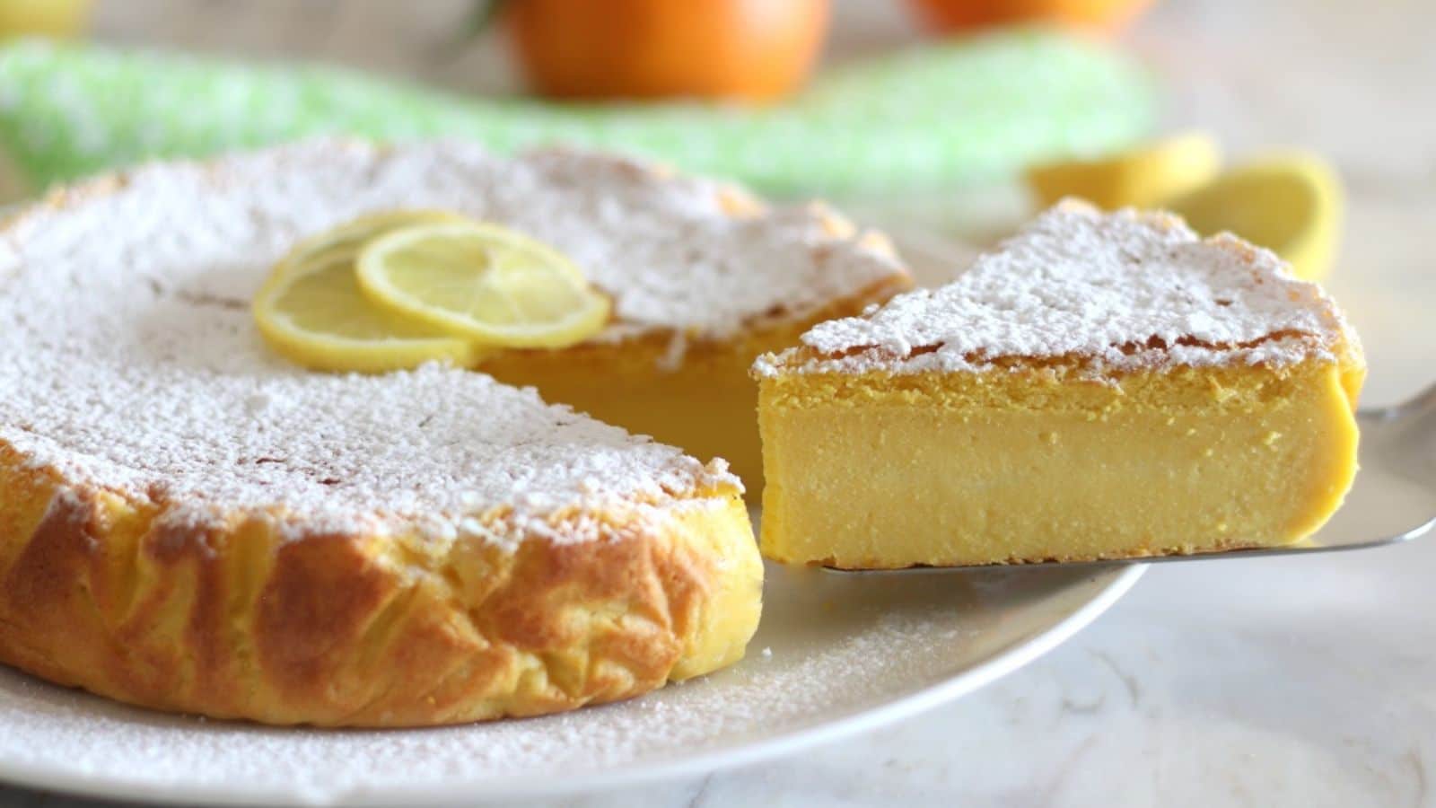 Gâteau au citron sans levure