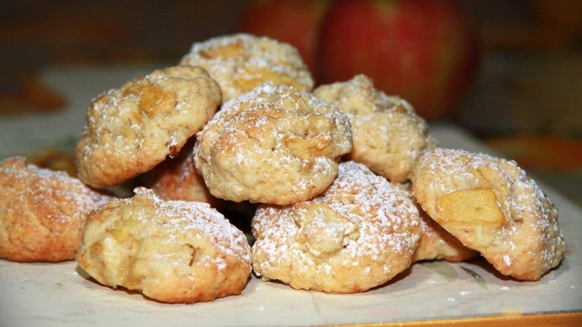 Biscuits aux pommes et ricotta