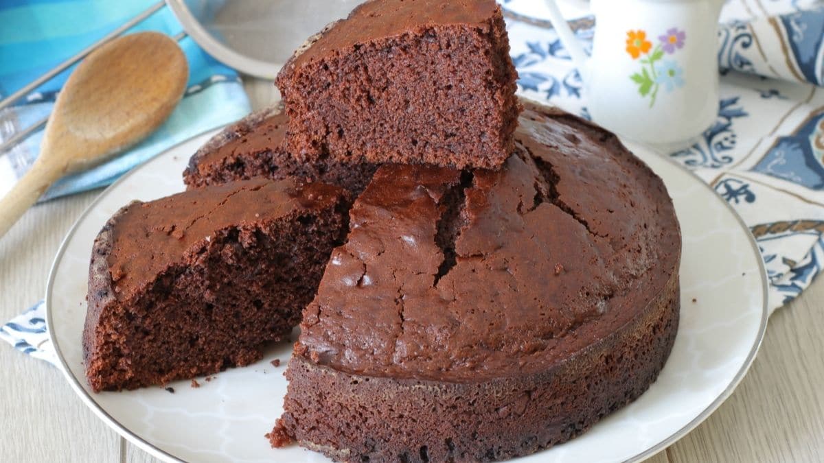 Gâteau au chocolat sans œufs