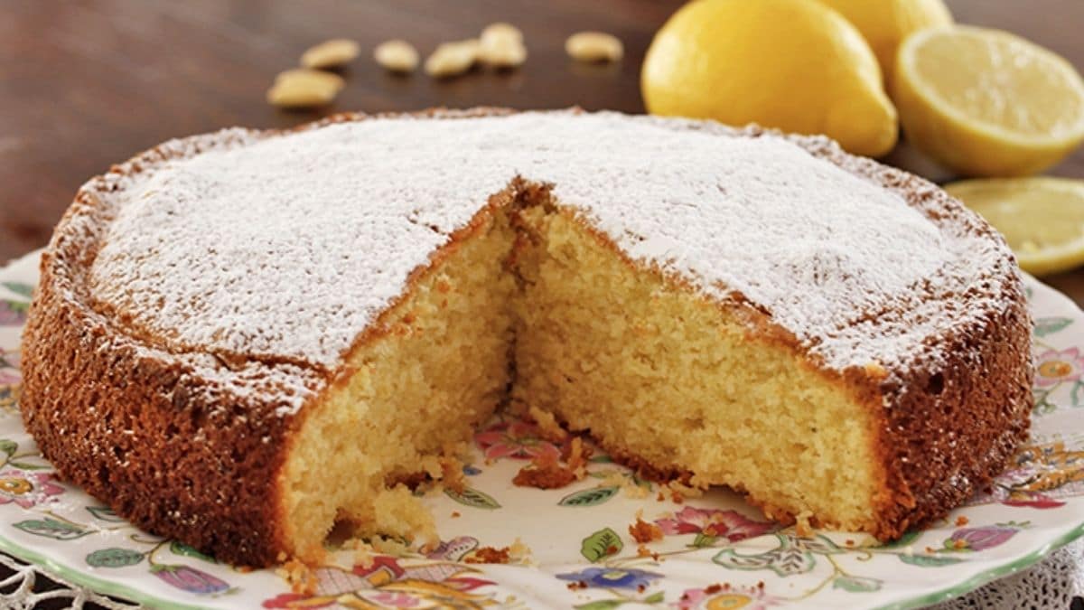 Gâteau caprese au citron