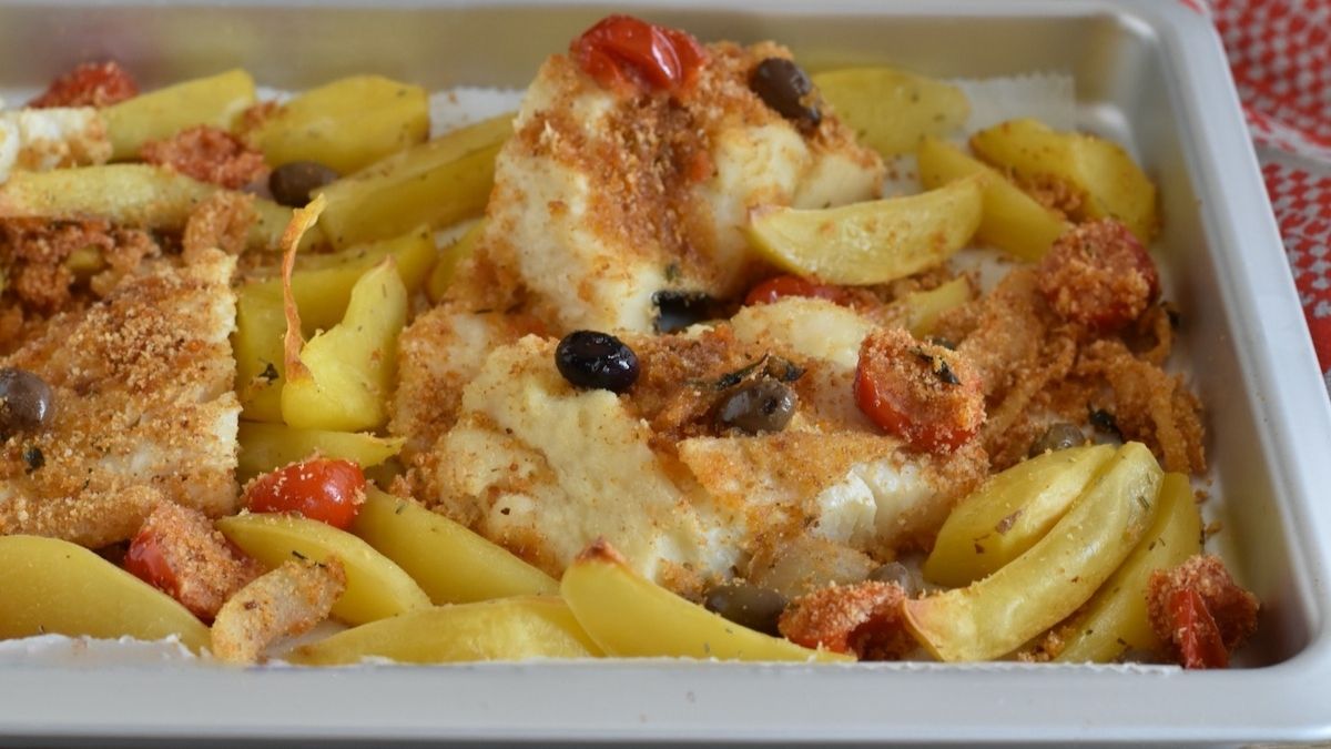 Gratin de baccalà et pommes de terre à la sicilienne