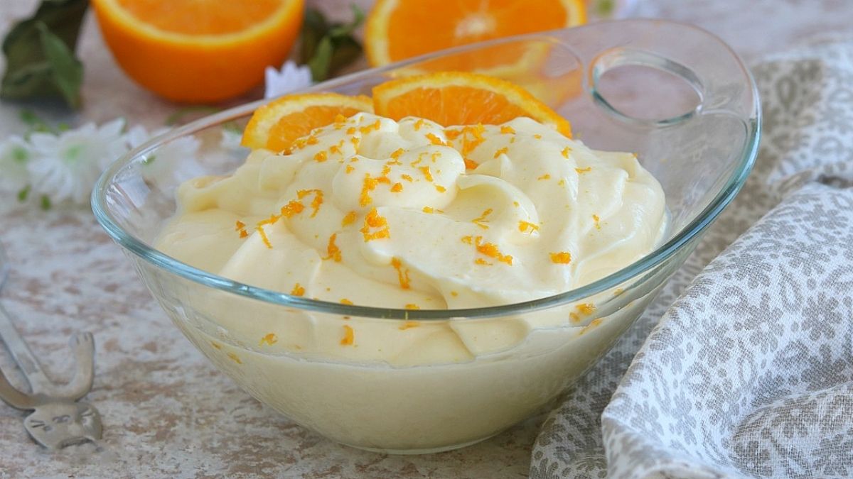 Crème au mascarpone et orange
