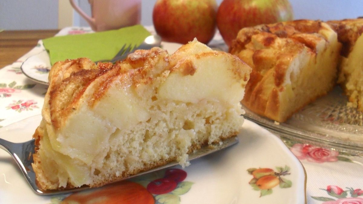 Gâteau léger aux pommes Cyril Lignac