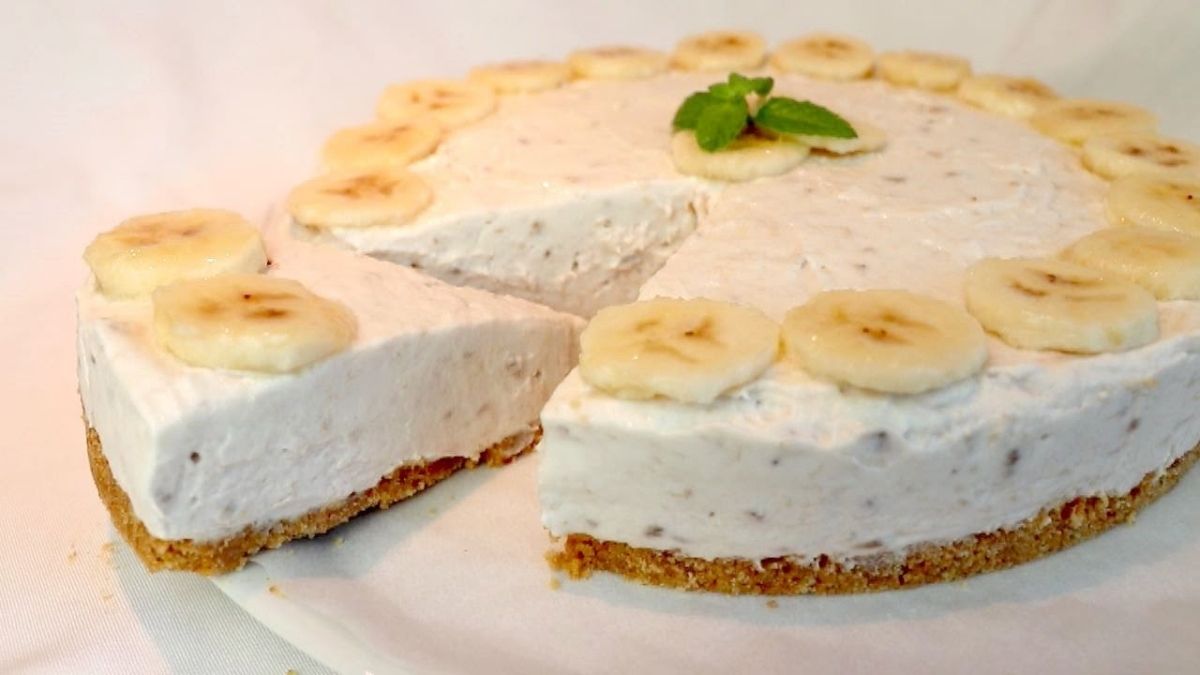 Cheesecake a la banane