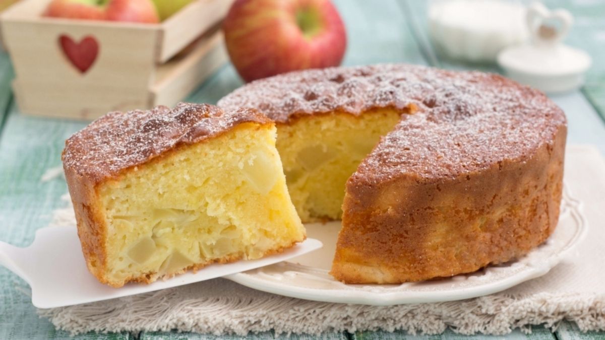 Gâteau aux pommes à la fourchette