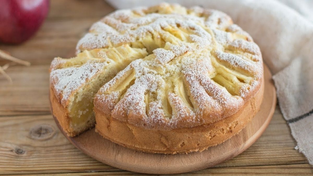 Gâteau moelleux aux pommes sans beurre