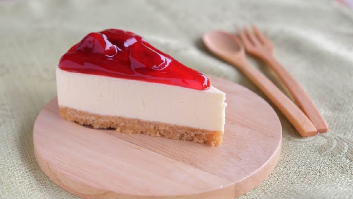 Cheesecake fraise sans cuisson