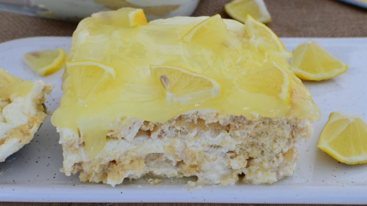 Cheesecake tiramisu au citron