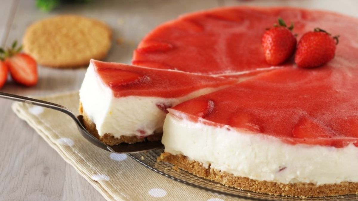 Gâteau au yaourt et fraises