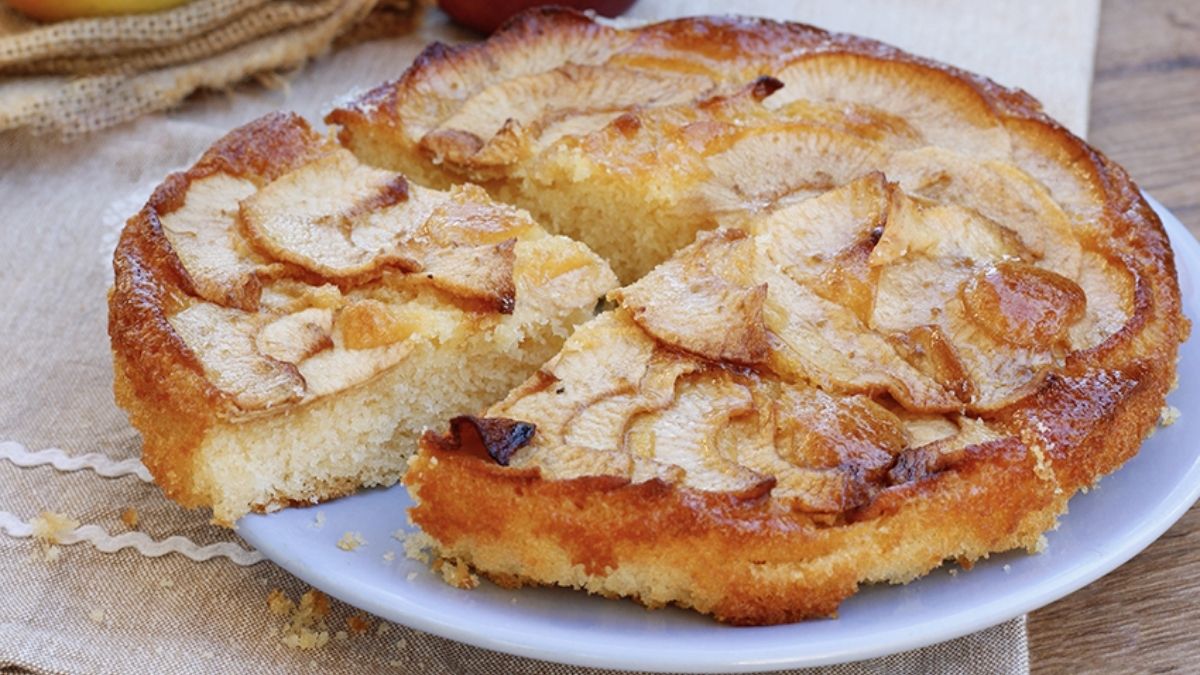 Gâteau aux pommes sans levure
