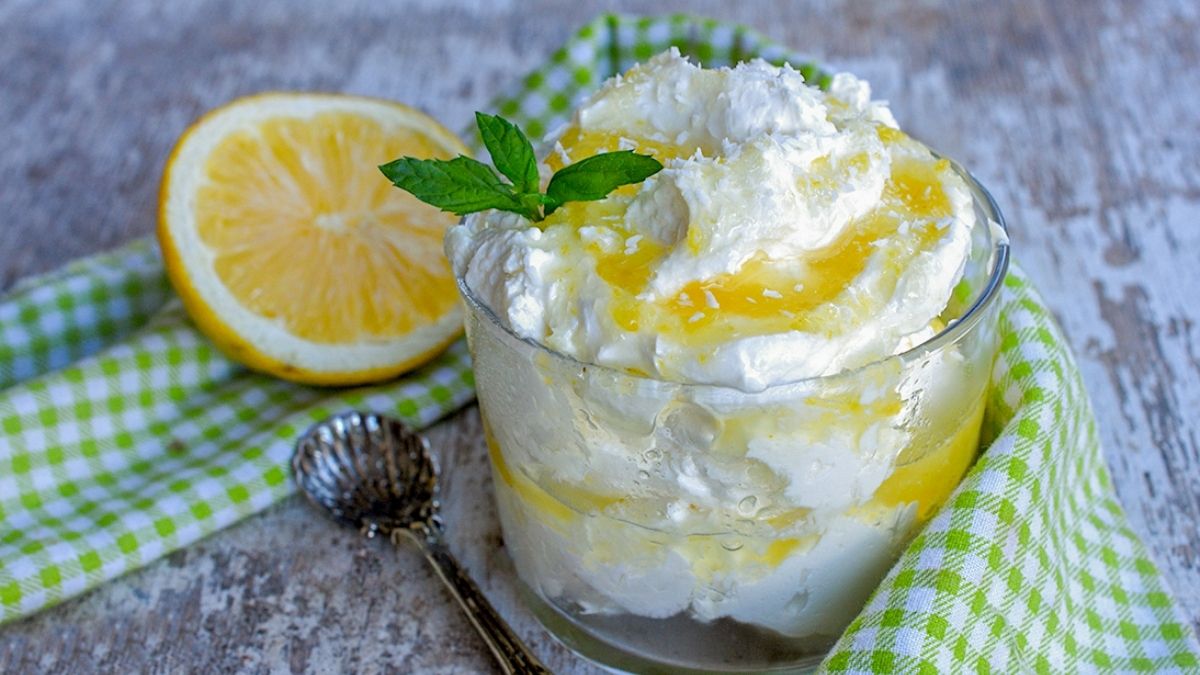 Crème au citron et noix de coco 5 minutes