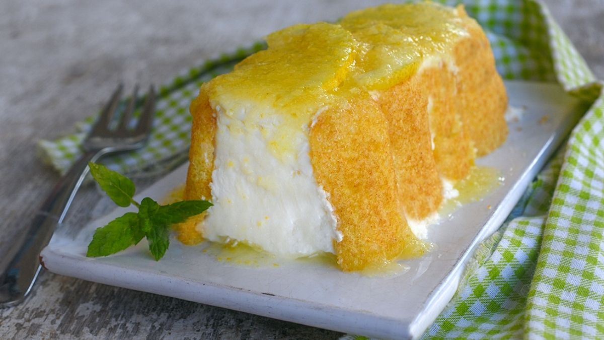 Gâteau délice au citron sans cuisson