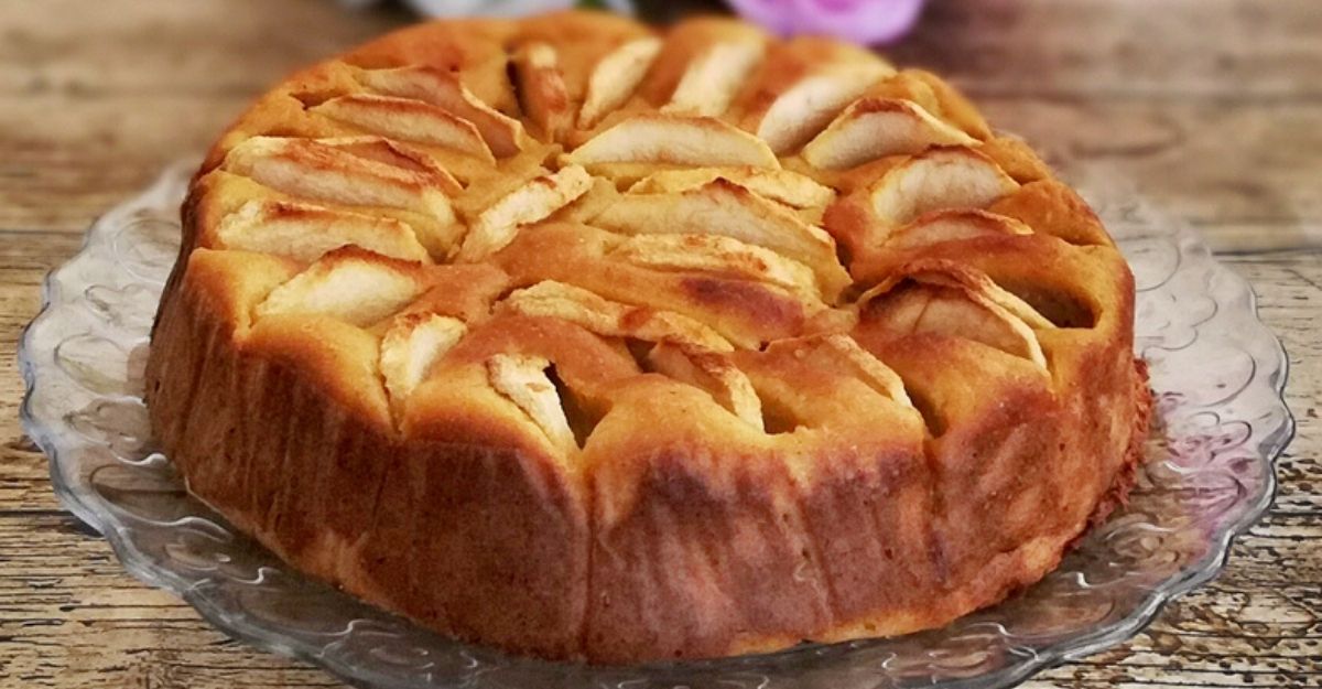 Gâteau aux pommes sans sucre et sans beurre
