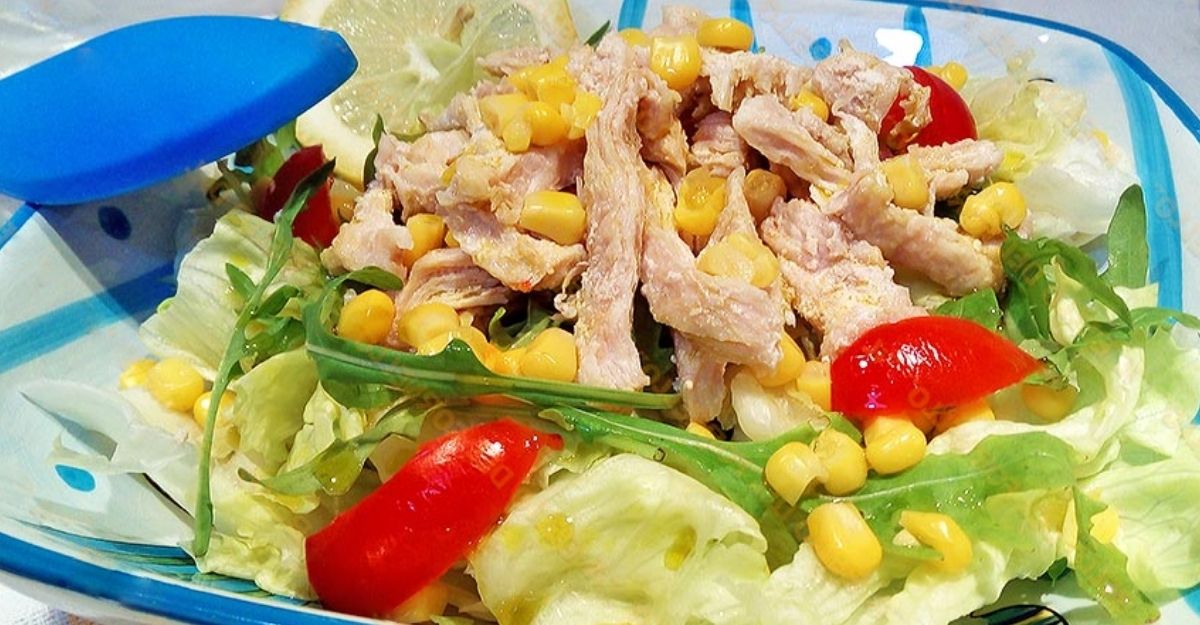 Salade composée au poulet