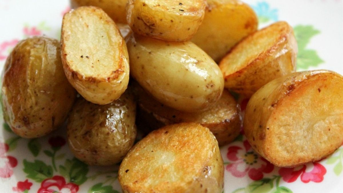 Pommes de terre nouvelles au four croustillantes