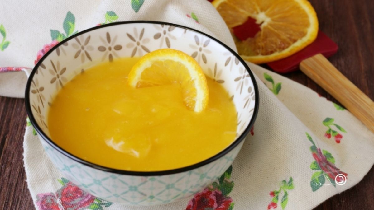 Crème à l’orange sans lait et sans œufs