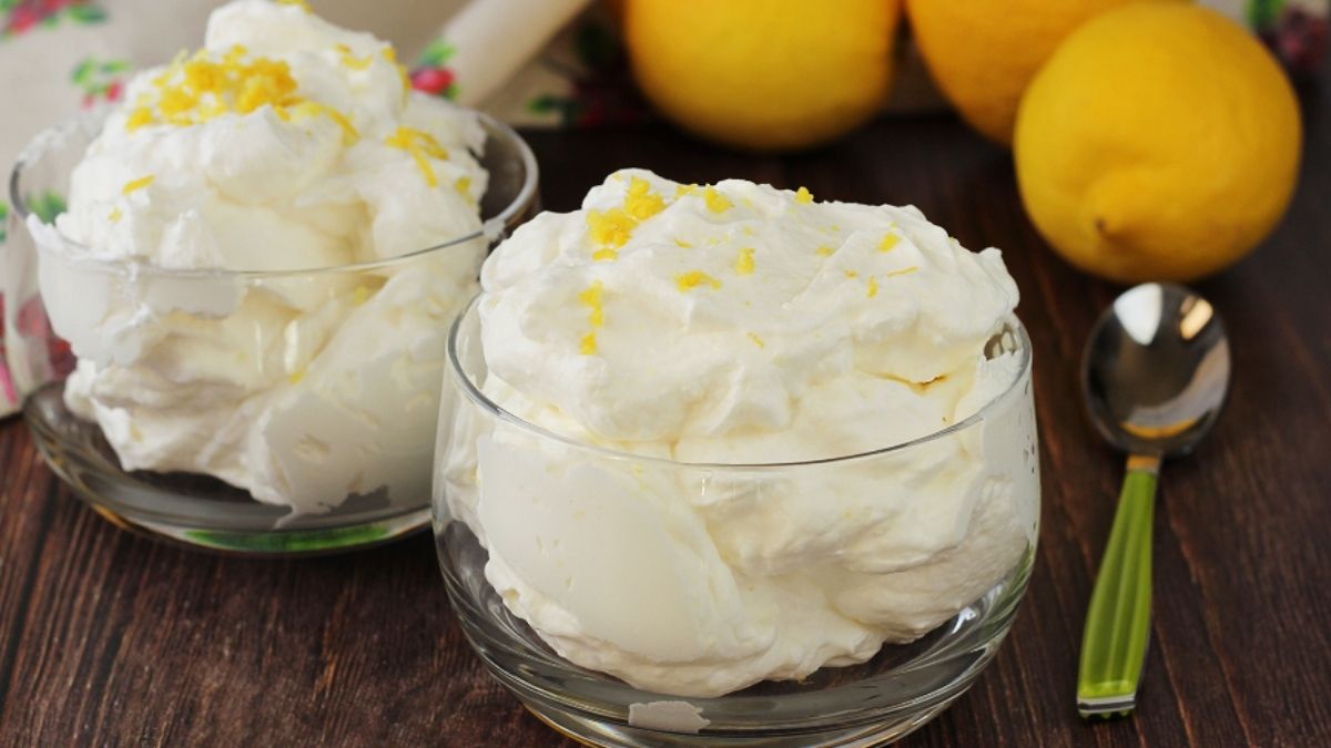 Crème froide au citron
