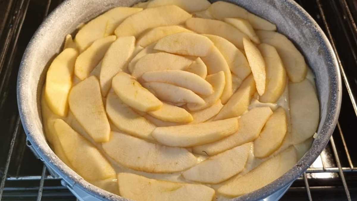 Gâteau aux pommes grand-mère sans beurre