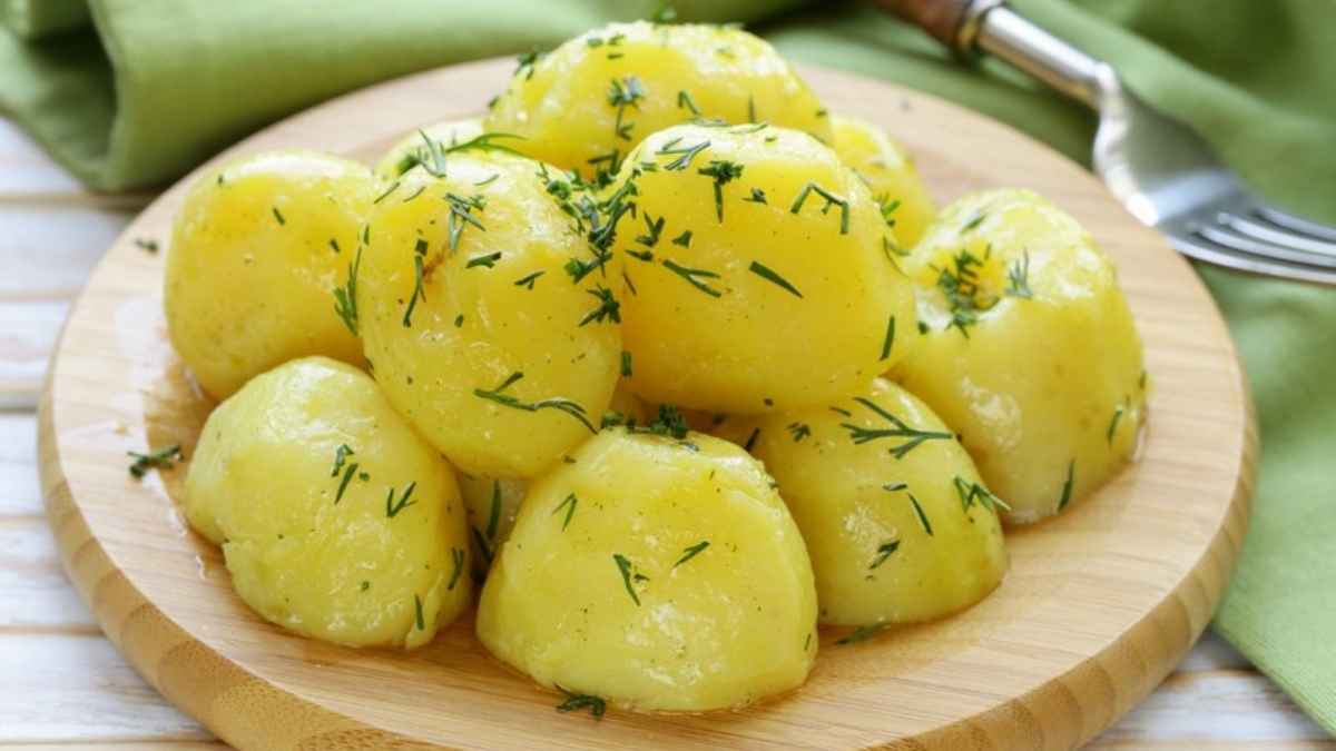 Salade de pommes de terre au vert