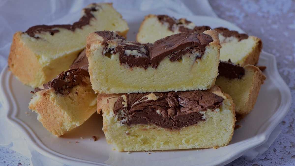 Cake de pâte sablée au Nutella