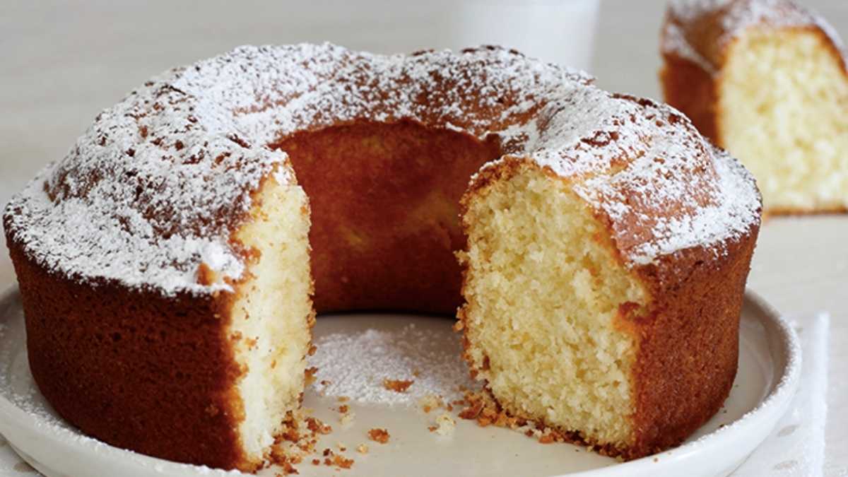Gâteau au yaourt en couronne, recette parfaite sans beurre