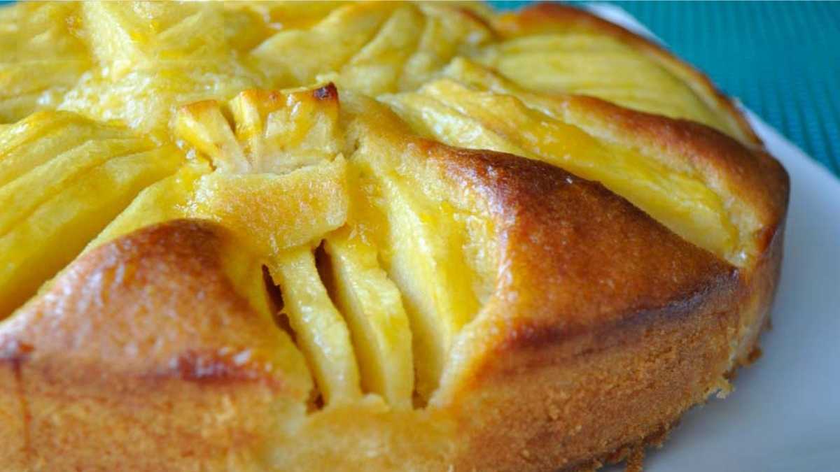 Gâteau aux pommes gourmand qui se prépare en 5 minutes, gourmand, facile et léger !