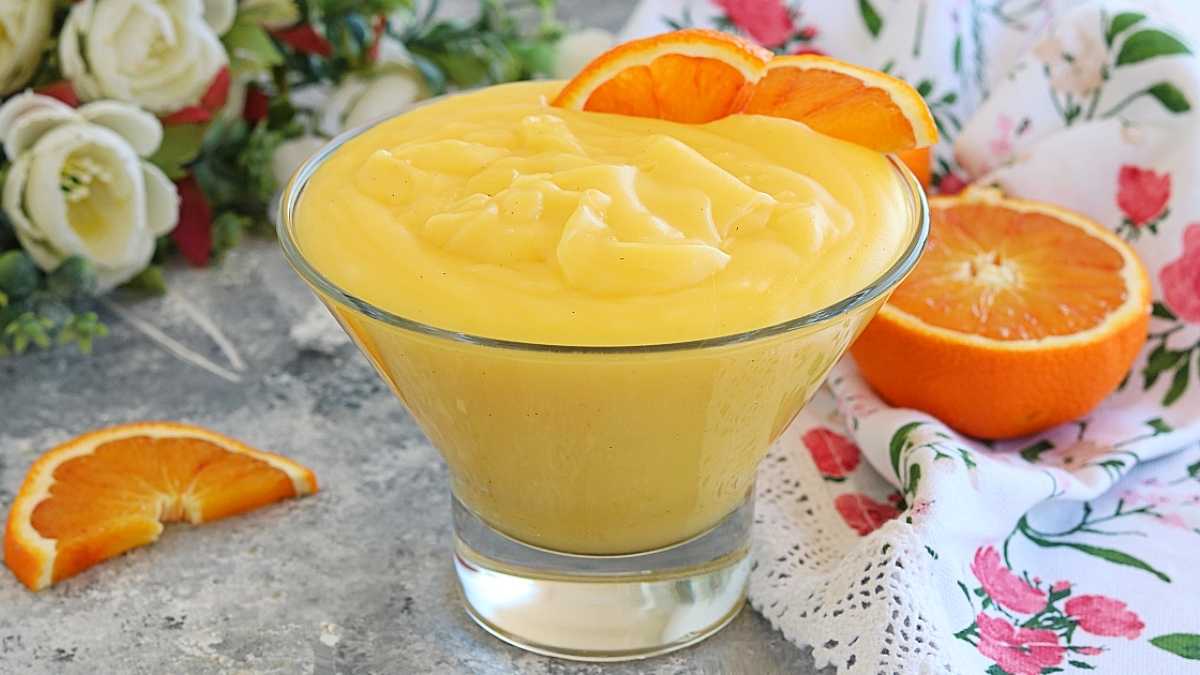 Crème pâtissière aux oranges