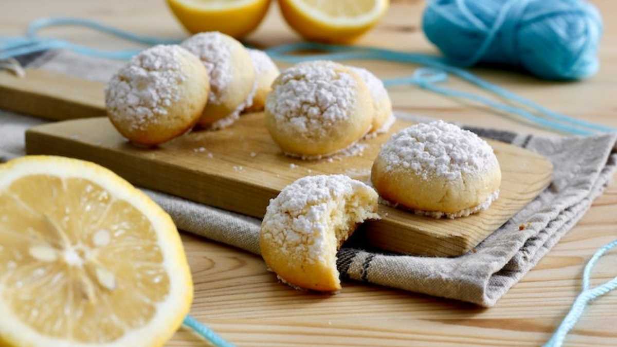 Biscuits moelleux au citron sans beurre