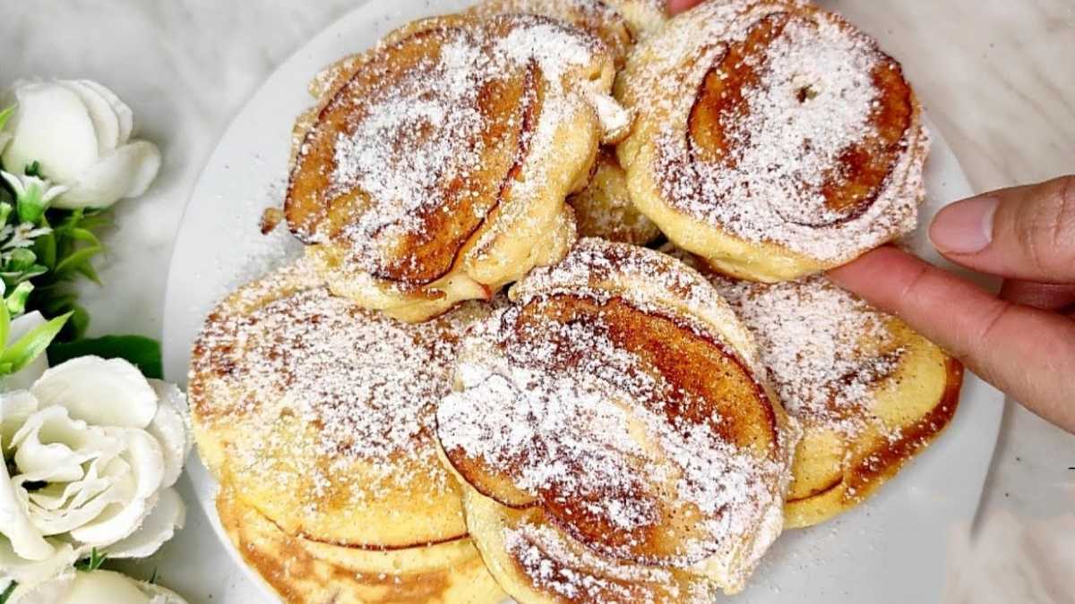 Pancakes aux pommes sans beurre
