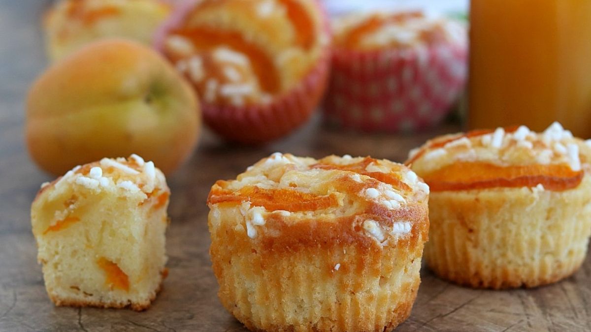 muffins au yaourt et aux abricots