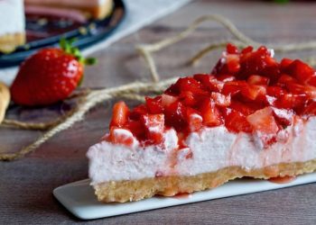 cheesecake aux fraises et au mascarpone sans cuisson