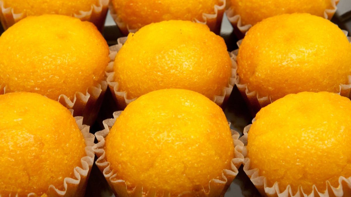 muffin morbidi all'arancia