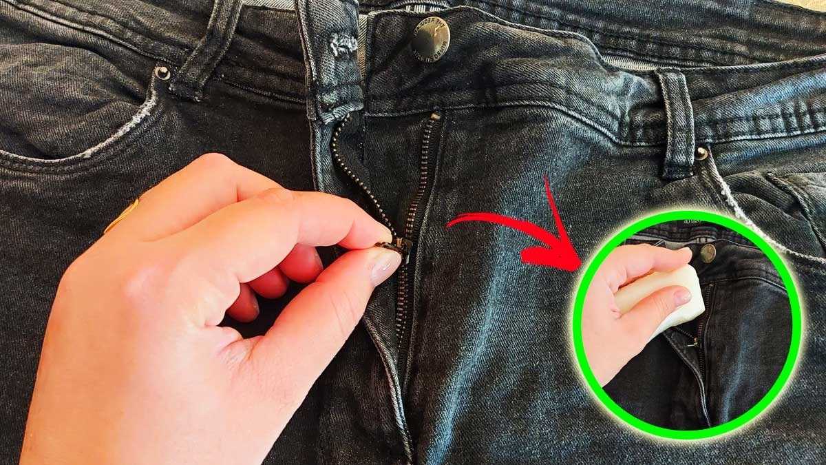 La fermeture éclair de votre pantalon se bloque
