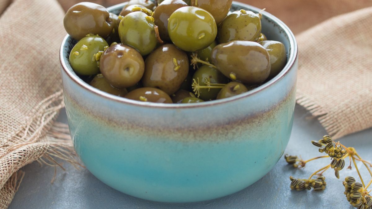 olives en saumure à la soude