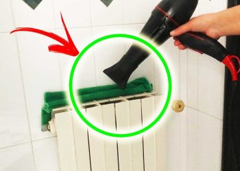 Retirez rapidement la poussière de votre radiateur grâce à la technique du sèche-cheveux