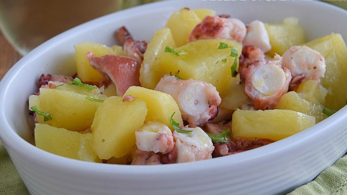 Salade de poulpe et pommes de terre