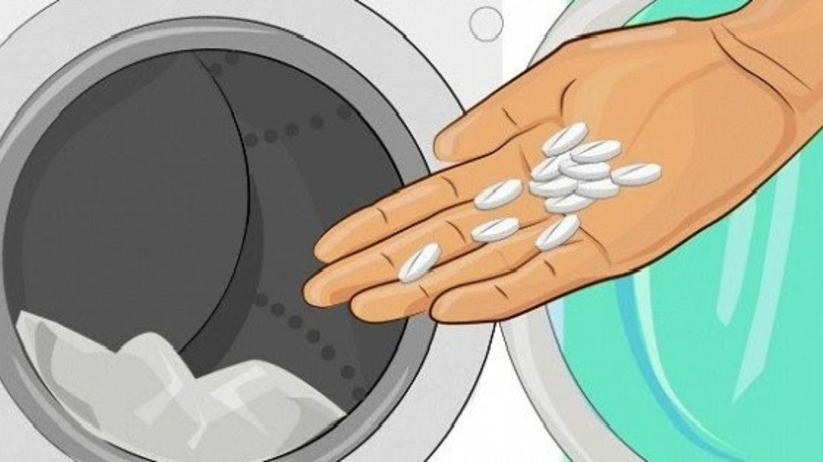 Une aspirine à l’intérieur d’une machine à laver : l’astuce au départ curieuse fait aujourd’hui la une sur les réseaux sociaux