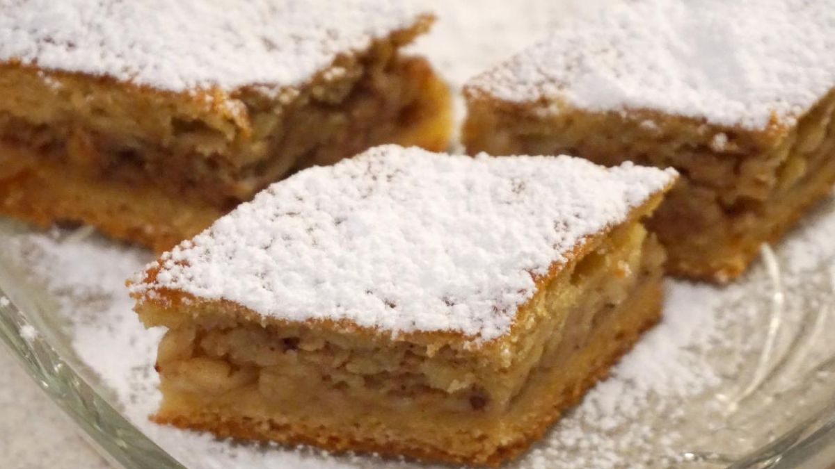 Gâteau aux pommes et aux noix léger – recette dessert sain et léger