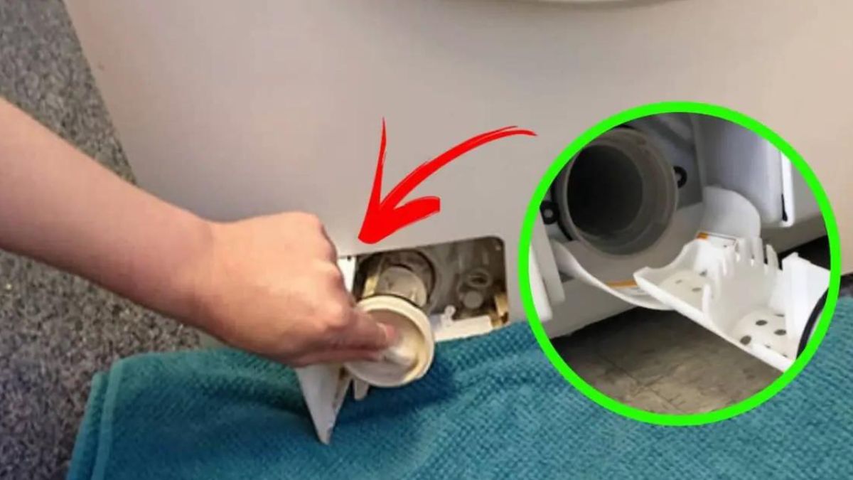 Voici comment nettoyer convenablement le filtre de votre machine à laver