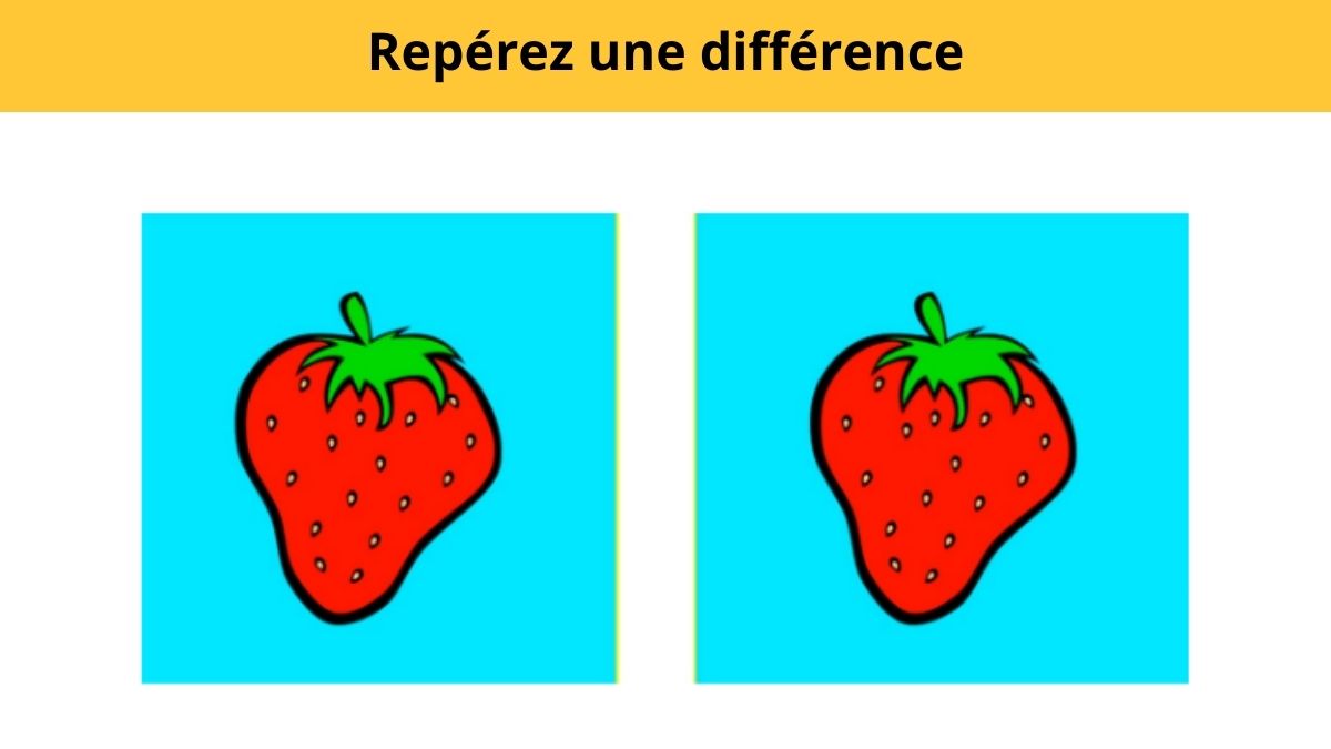 Vous avez les yeux les plus aiguisés du monde si vous pouvez repérer une différence entre les photos de fraises en 3 secondes !