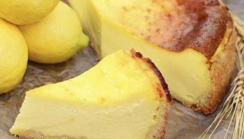 cheesecake au citron cuit au four crémeux