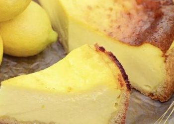 cheesecake au citron cuit au four crémeux