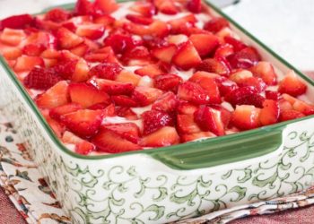 tiramisu de printemps aux fraises